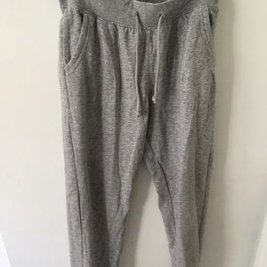 Grey sweatpants